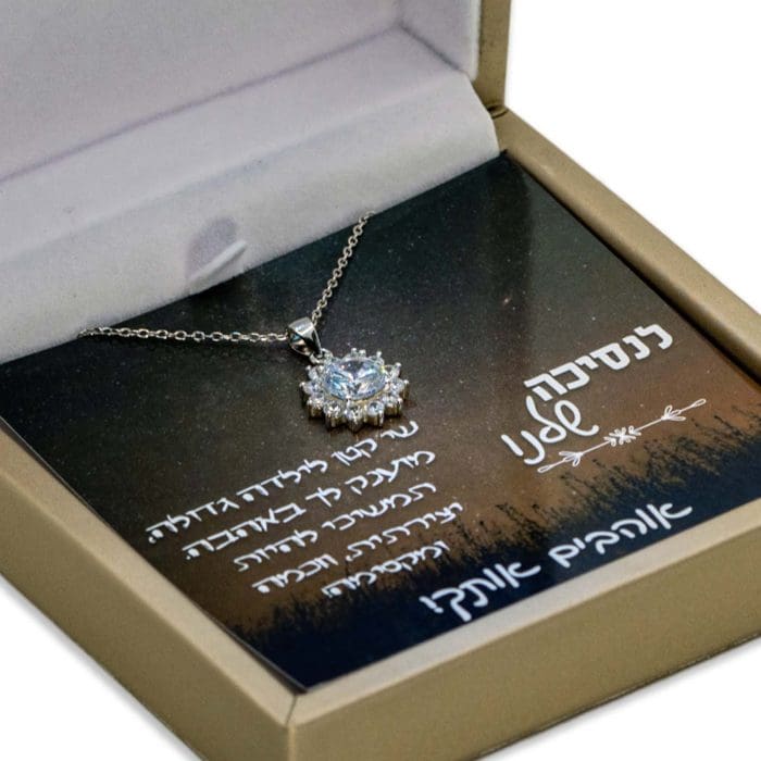 מתנה לבת מצווה לנסיכה שלנו עם שרשרת כוכב שביט.jpg